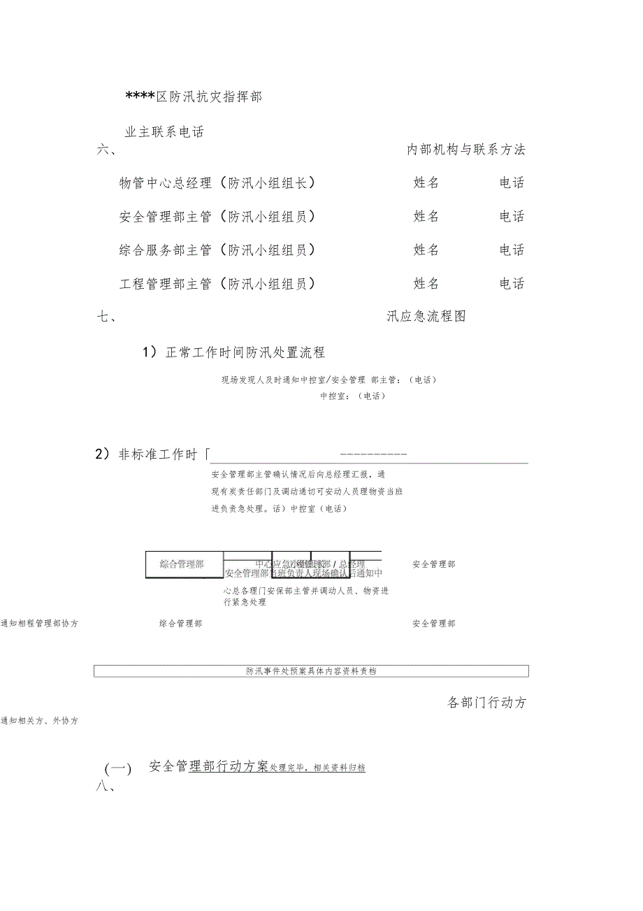 办公大楼防汛应急预案_第3页