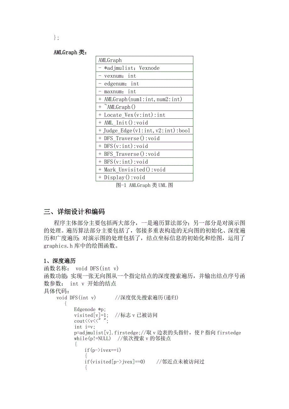 图遍历的演示课程设计报告_第3页