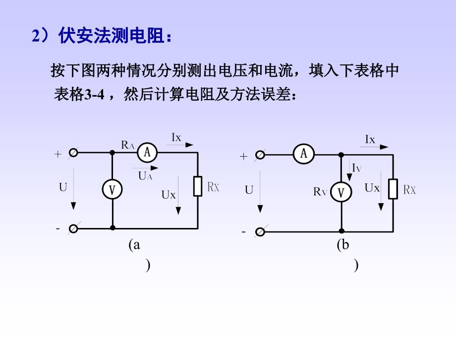 实验一电阻元件的测量_第4页