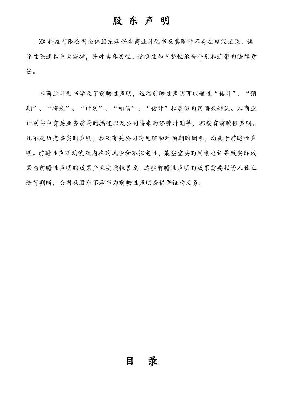 某科技公司商业计划书_第2页