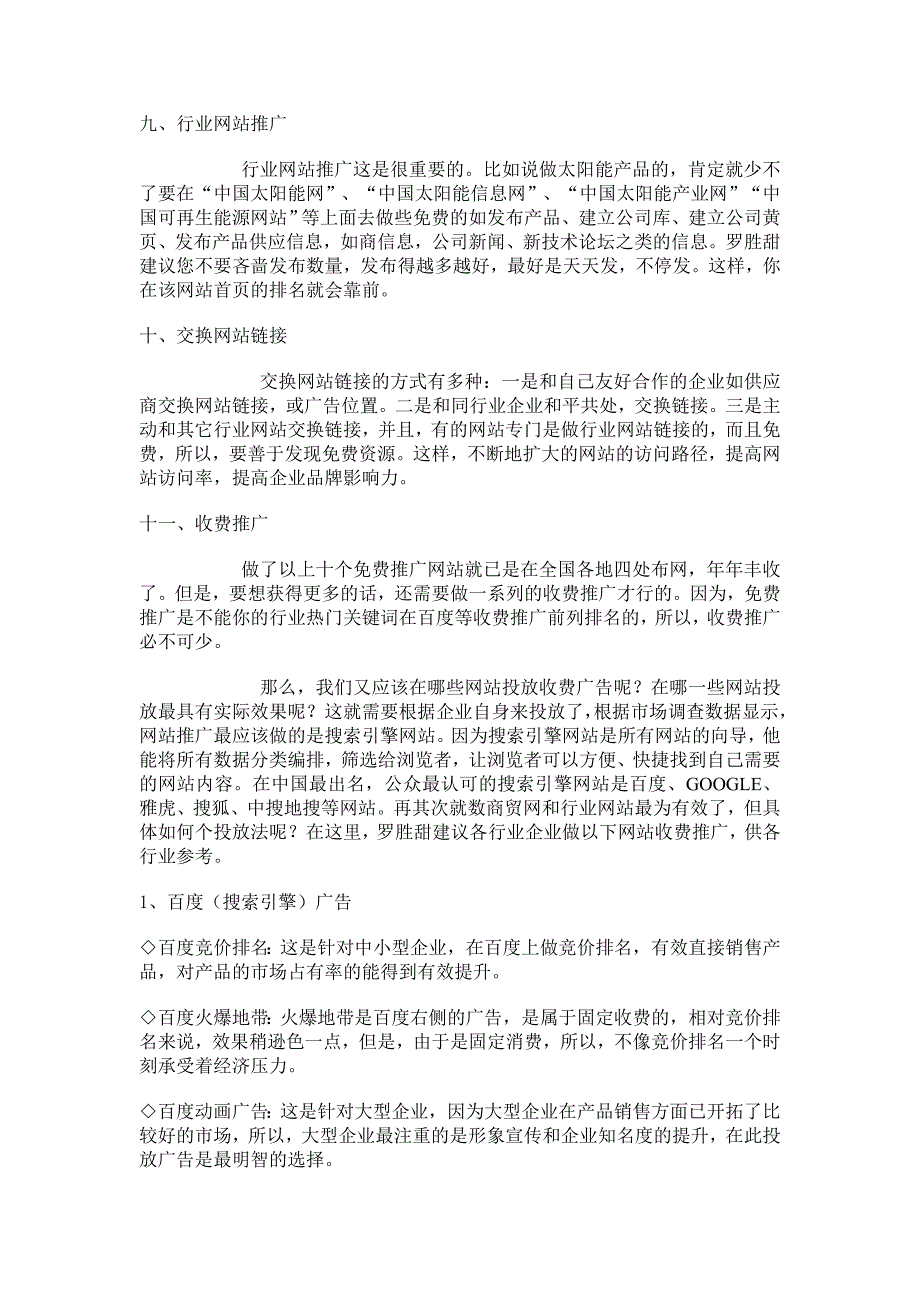 企业如何有效地做好网站推广_第3页