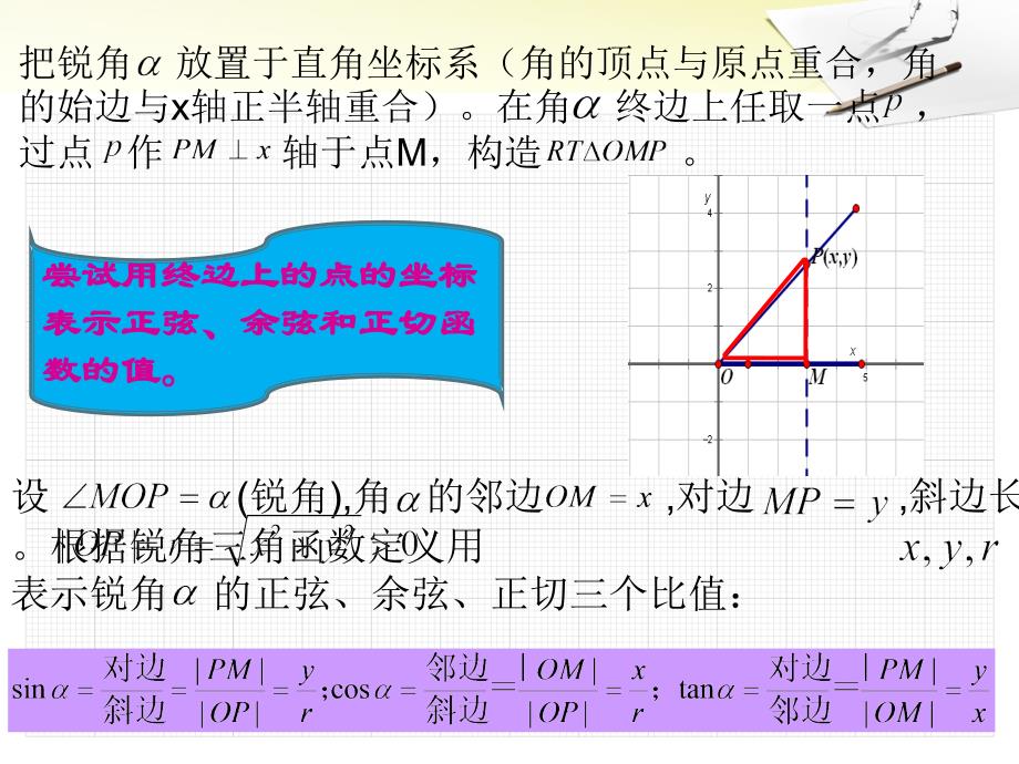 任意角的正弦函数、余弦函数和正切函数的概念_黎玉珊2_第3页