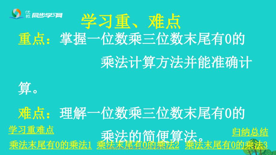 三年级数学上册 第2单元 两、三位数乘一位数（乘数末尾有0的乘法）课件 冀教版_第2页