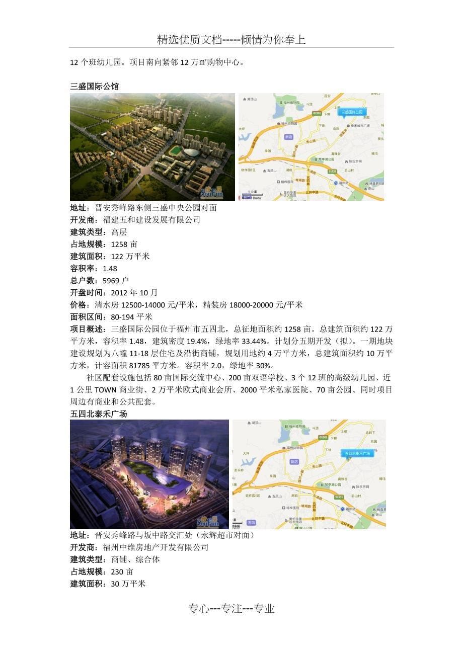 福州贵安市场调查报告_第5页