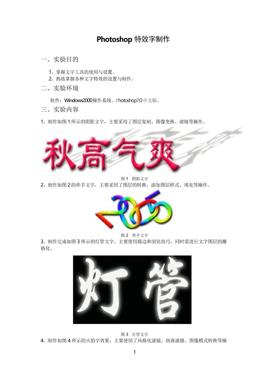 Photoshop特效字制作_第1页