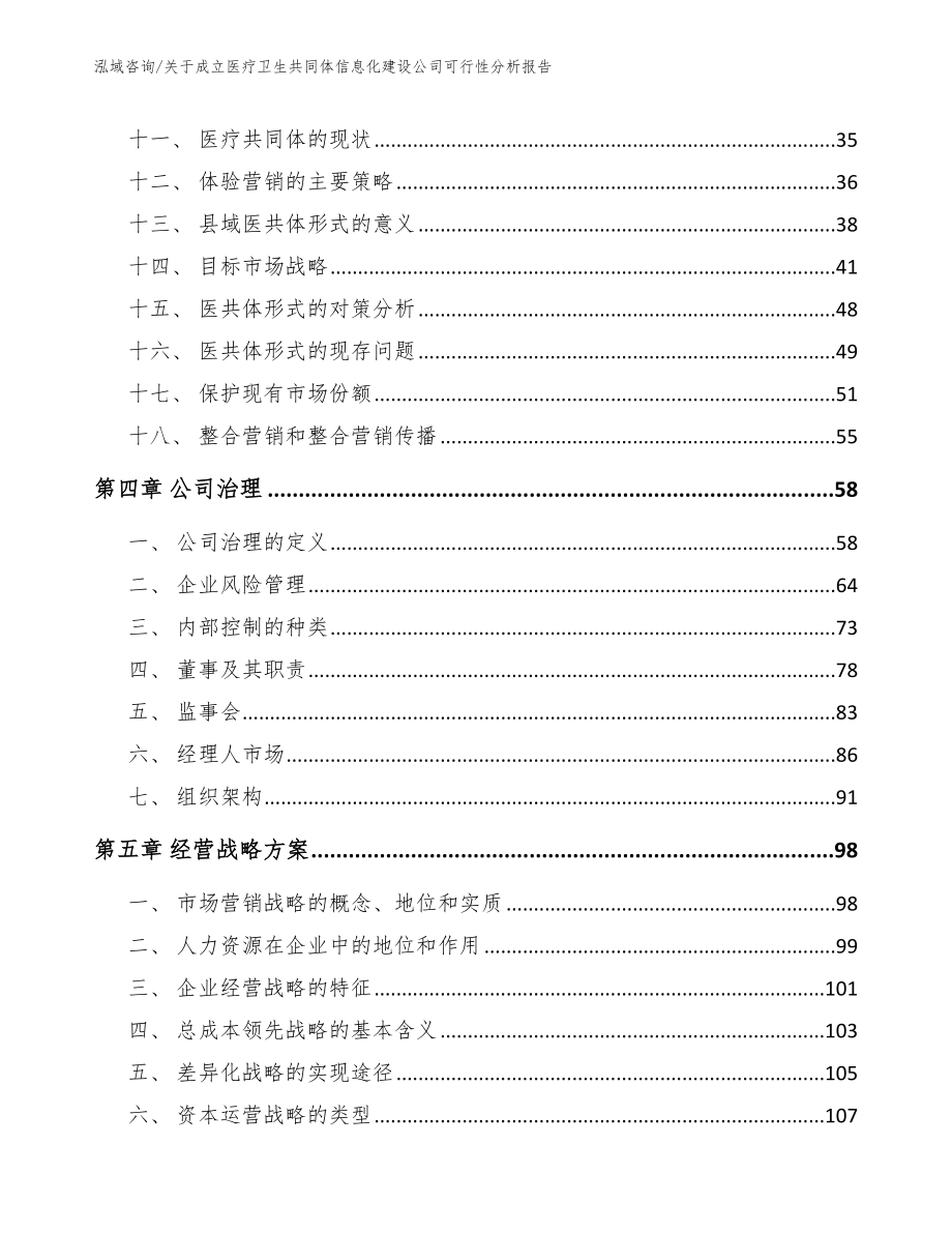 关于成立医疗卫生共同体信息化建设公司可行性分析报告_第2页