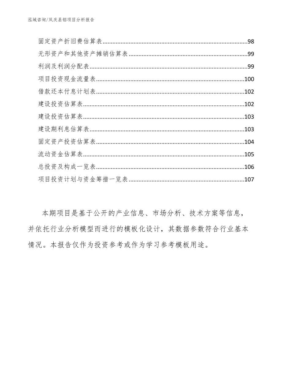 凤庆县铝项目分析报告_第5页