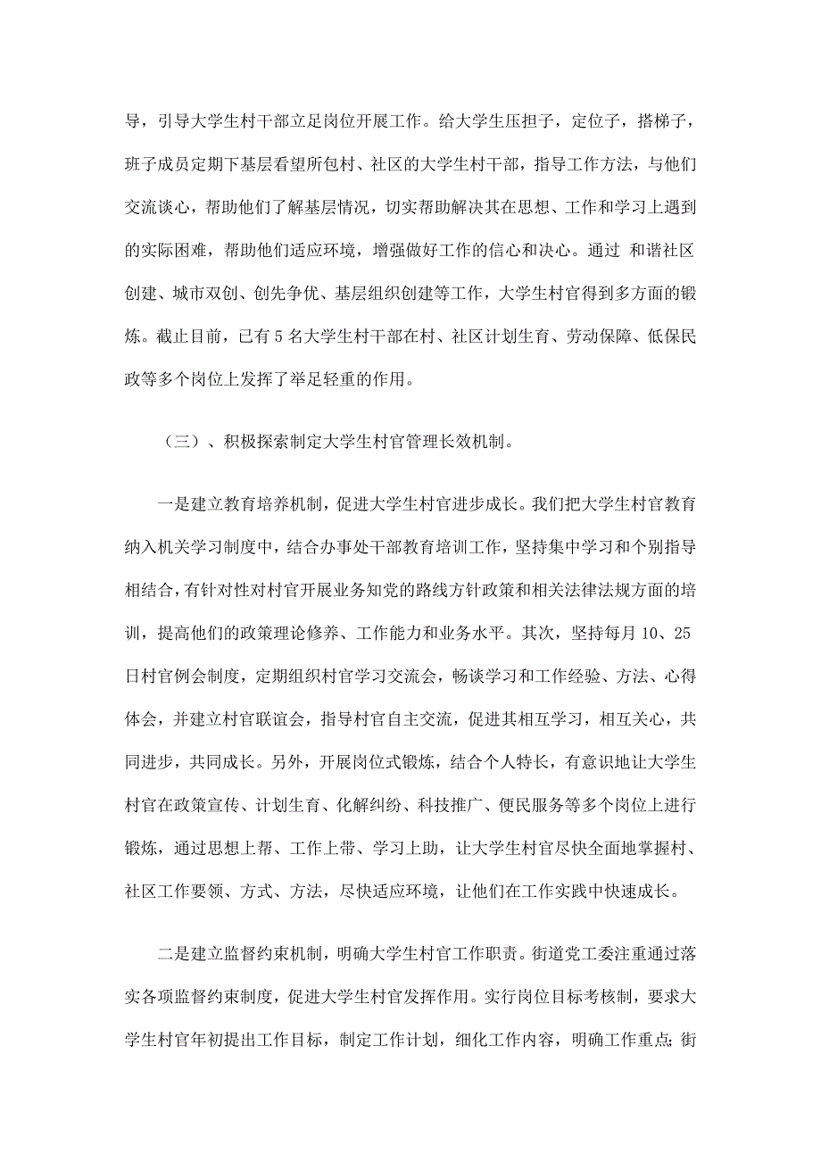 大学生村干部管理工作总结_第3页