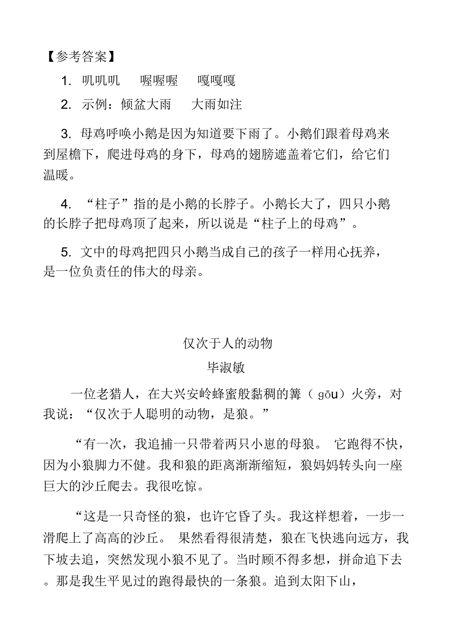 类文阅读14母鸡.doc_第3页