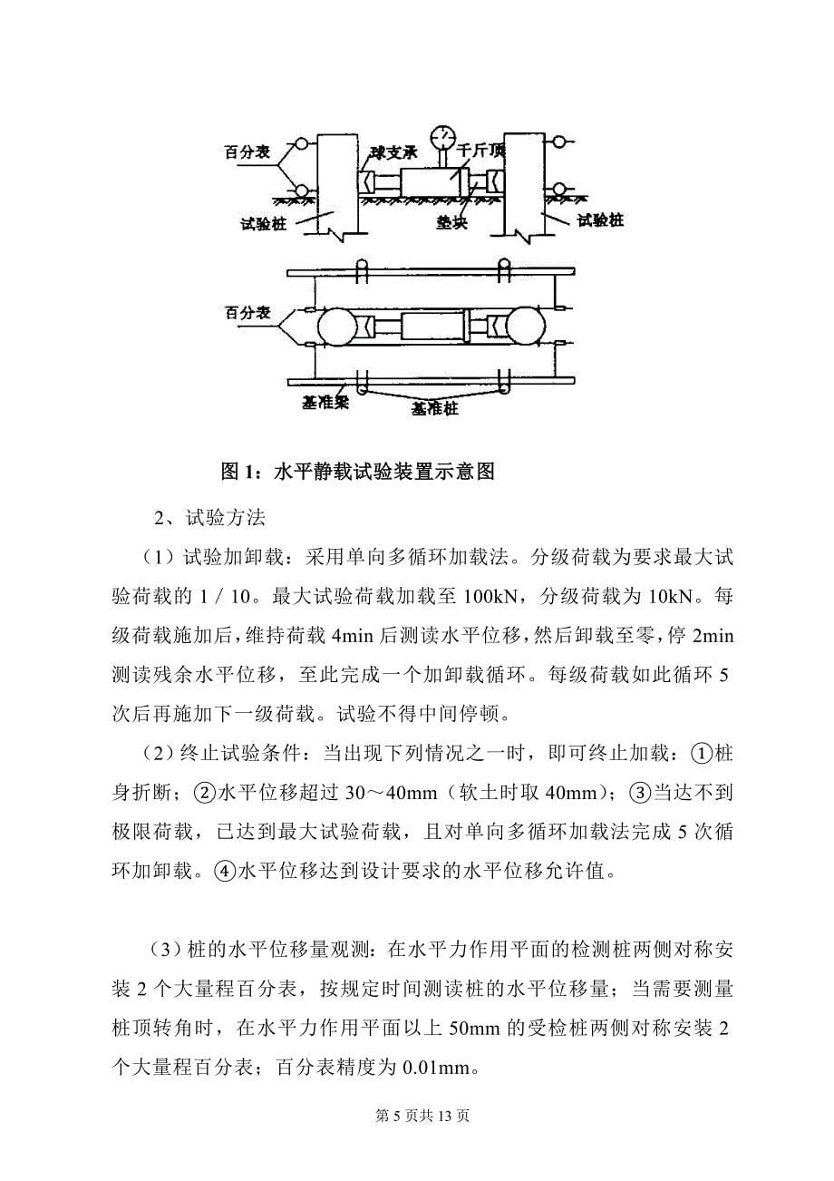 南玻地块垃圾转运站单桩水平静载试验检测报告_第5页