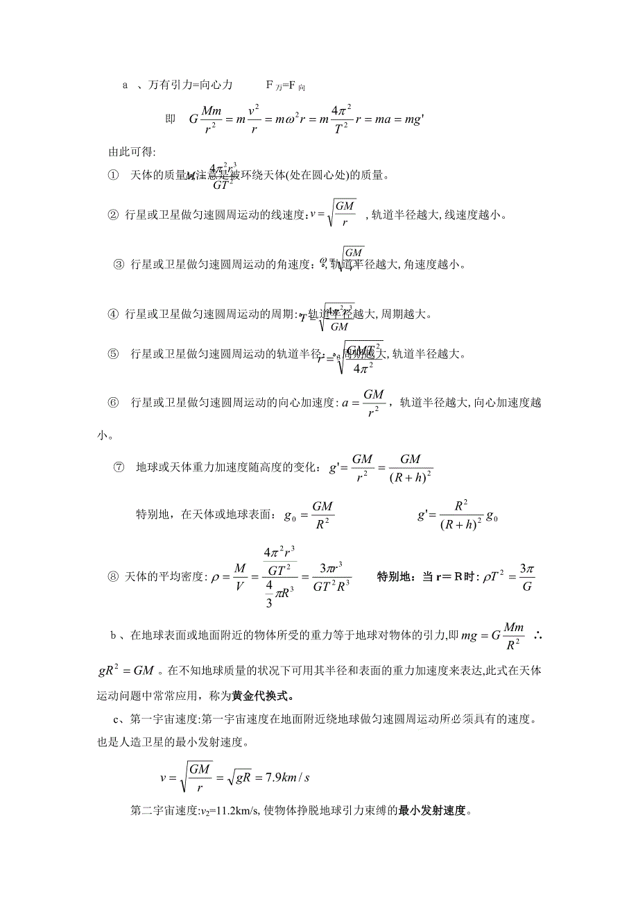 高中物理公式总结【排版版】.._第2页