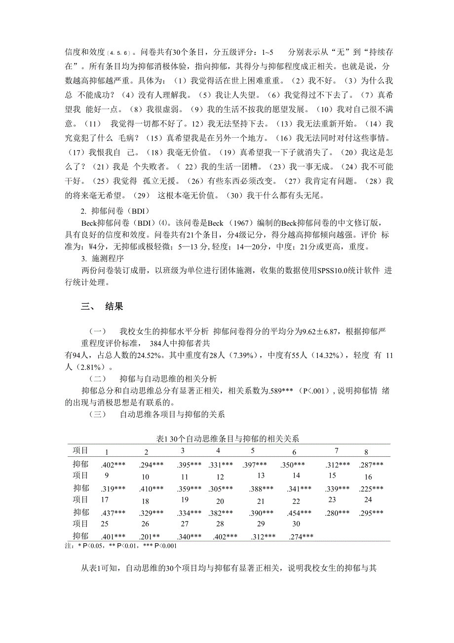 自动思维与抑郁的关系_第2页