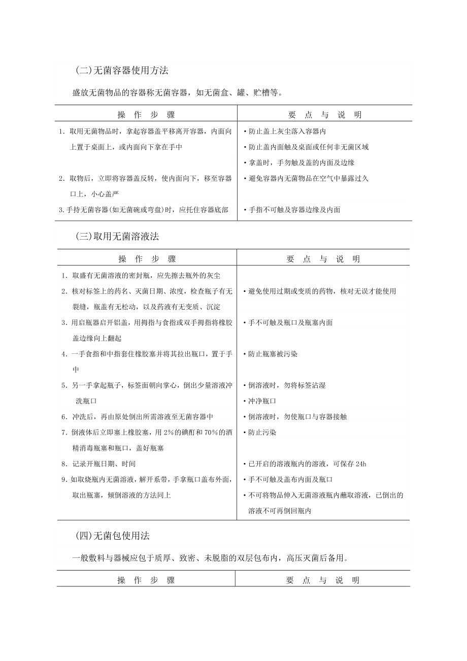 一、无菌技术基本操作方法_第4页