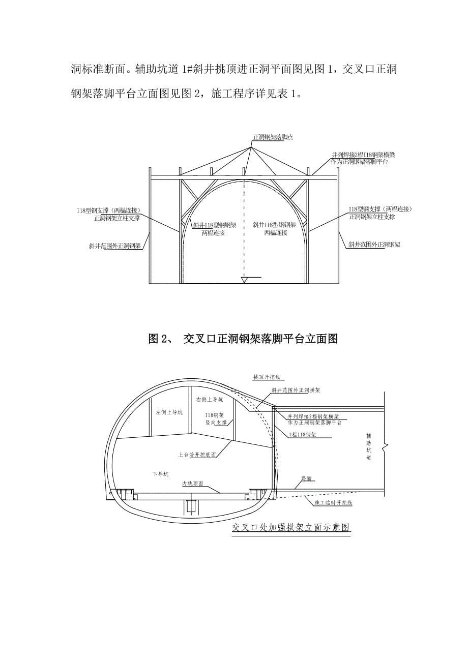 斜井进正洞挑顶施工方案_第5页