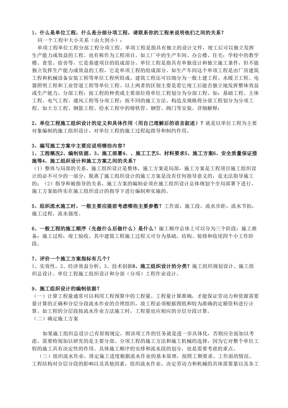 工程管理专业毕业设计答辩问题库汇总汇总_第1页