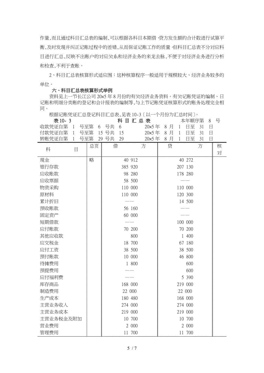 会计核算形式解析_第5页