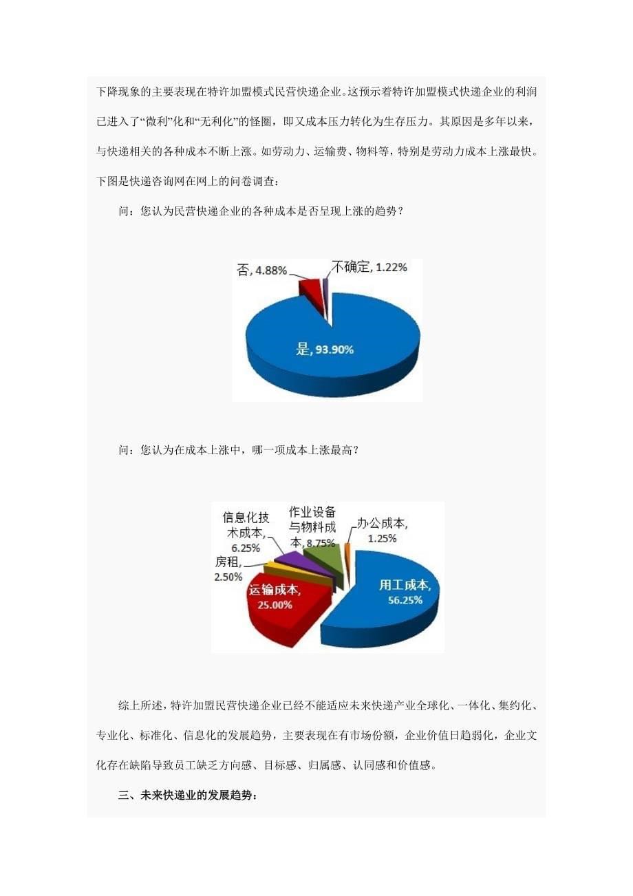 特许加盟民营快递企业重组的思考_第5页