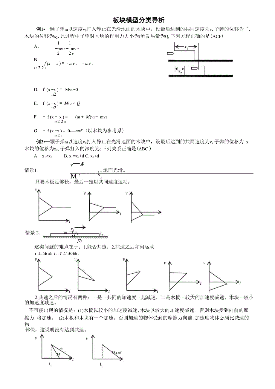 板块模型分类导析_第1页