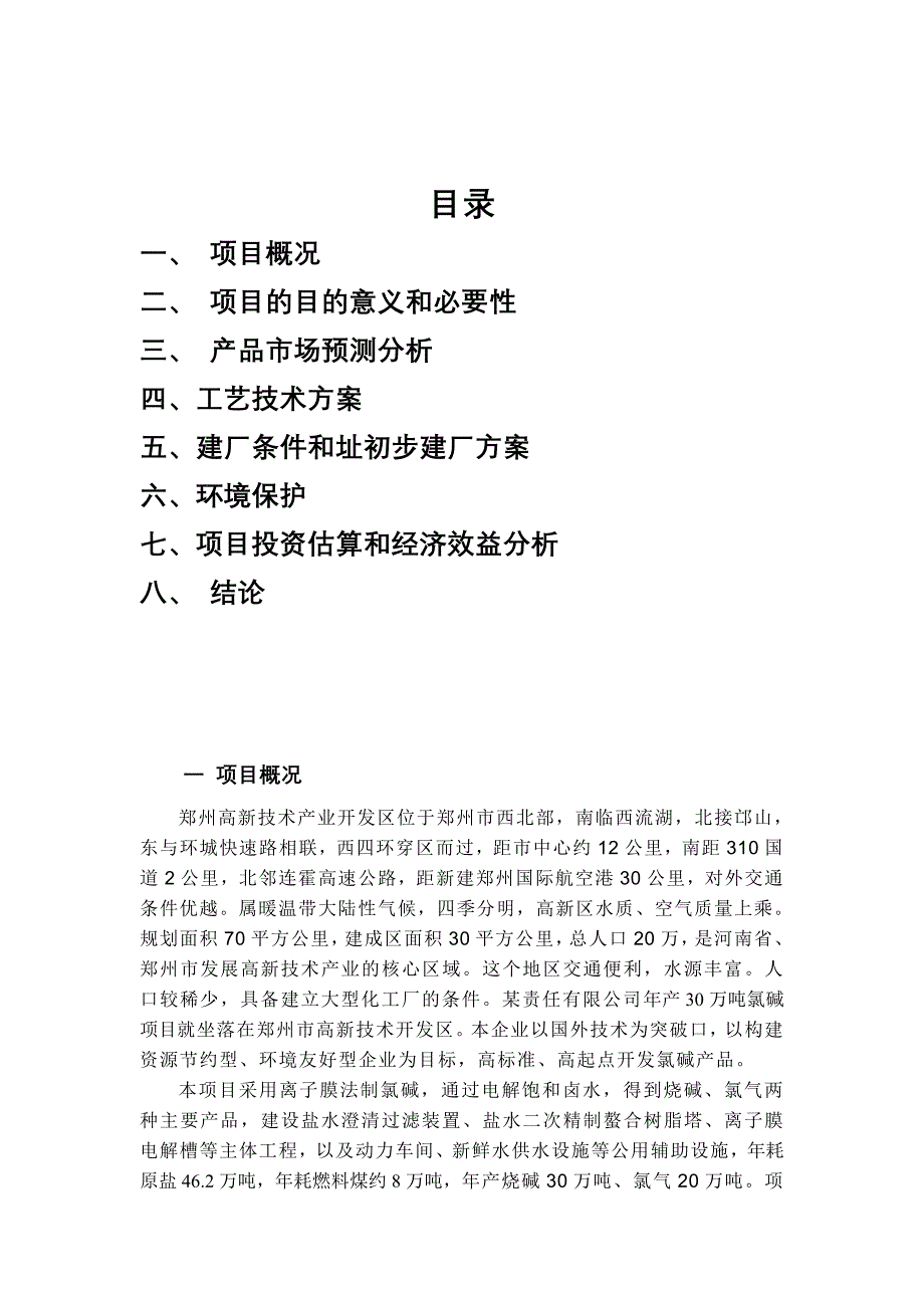 化工项目建议书_第2页