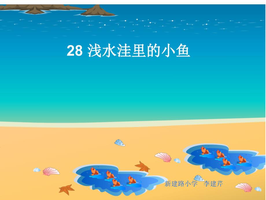 浅水洼里的小鱼李建芹_第1页