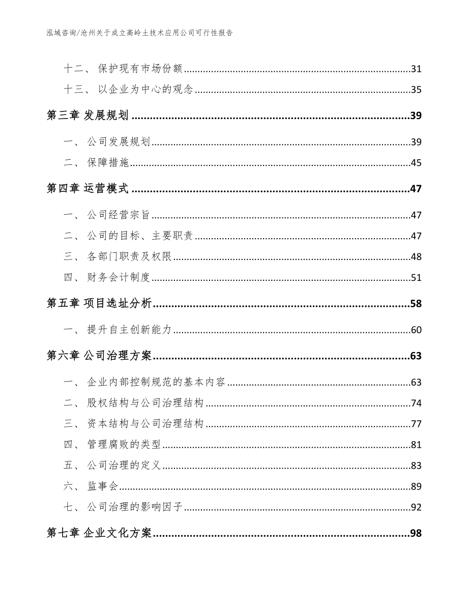 沧州关于成立高岭土技术应用公司可行性报告（模板参考）_第2页