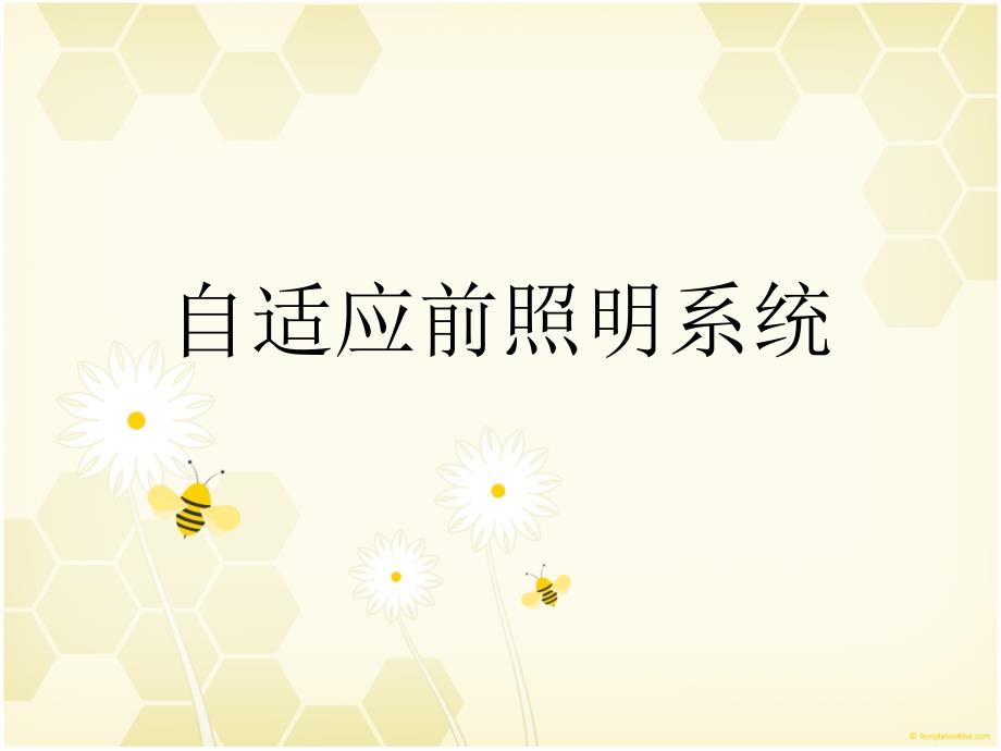自适应前照明系统_第1页