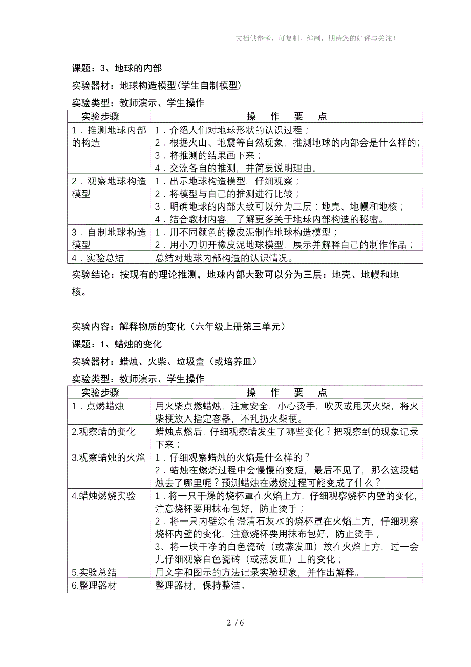 实验内容：使用显微镜(六年级上册第一单元)_第2页