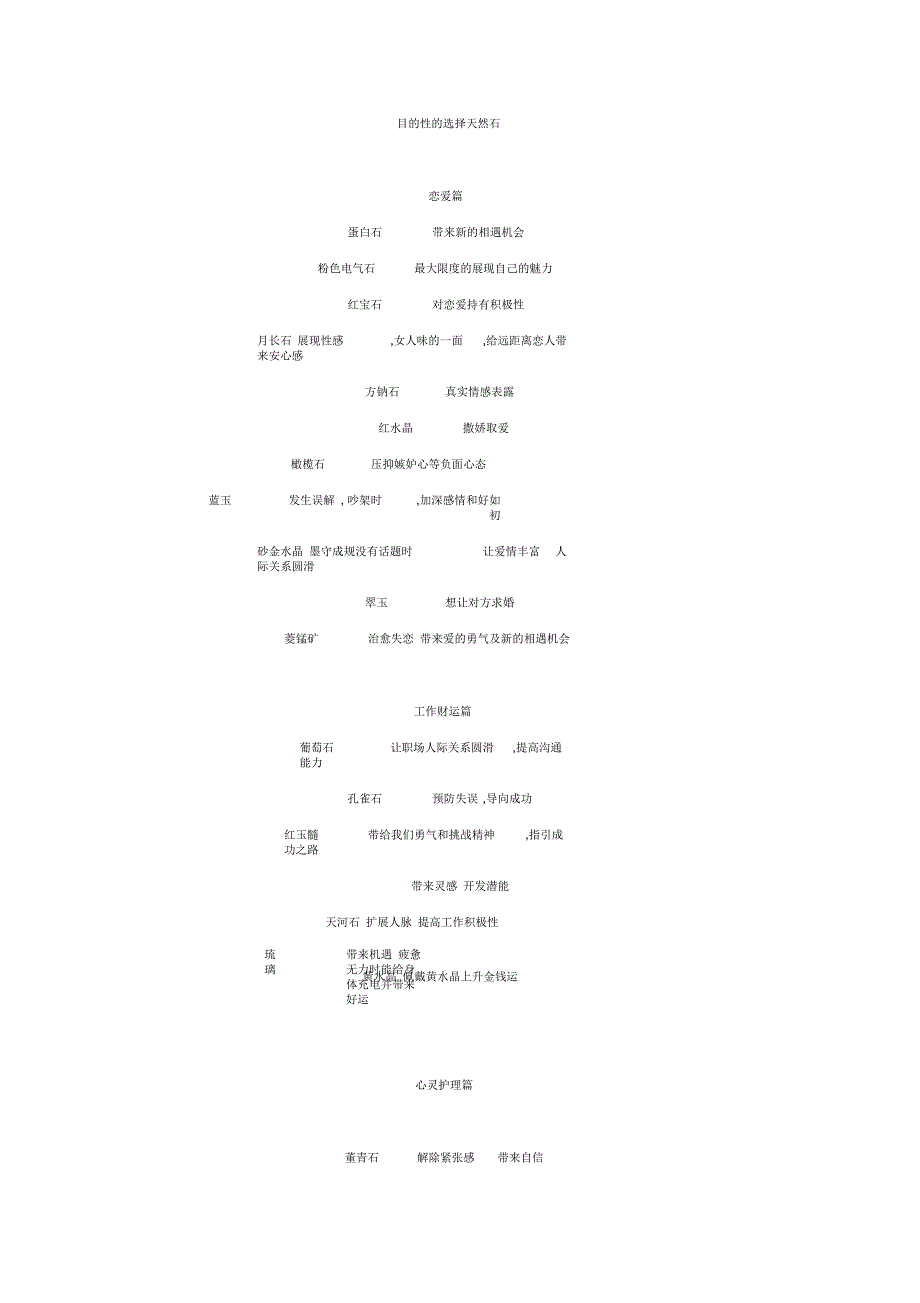 各种天然石含义及功效_第3页