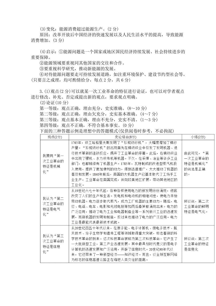 【精品】湖北省高三历史试题现代科学技术 含答案_第5页