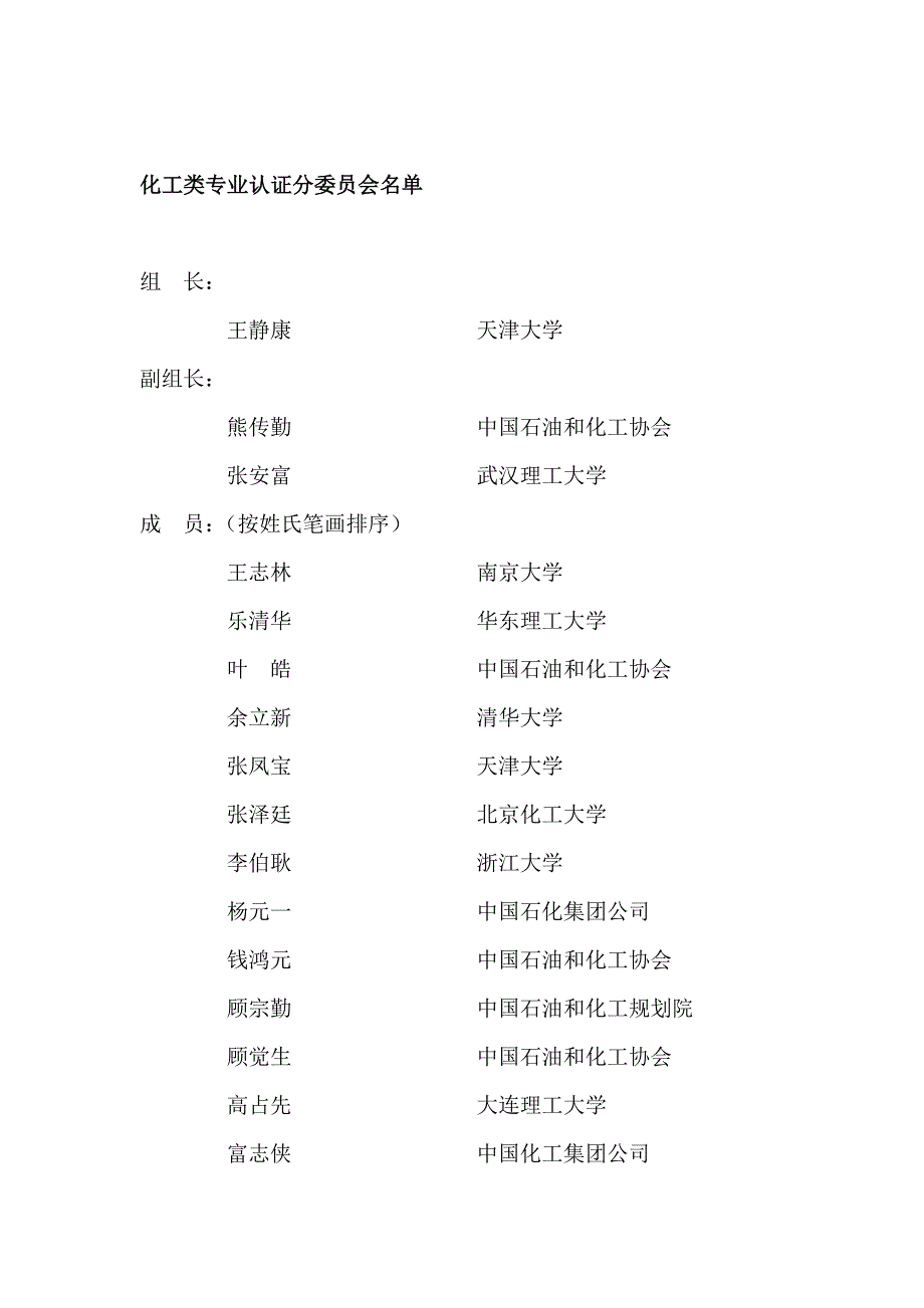 全国工程教育专业认证专家委员会各分委员会试点工_第3页