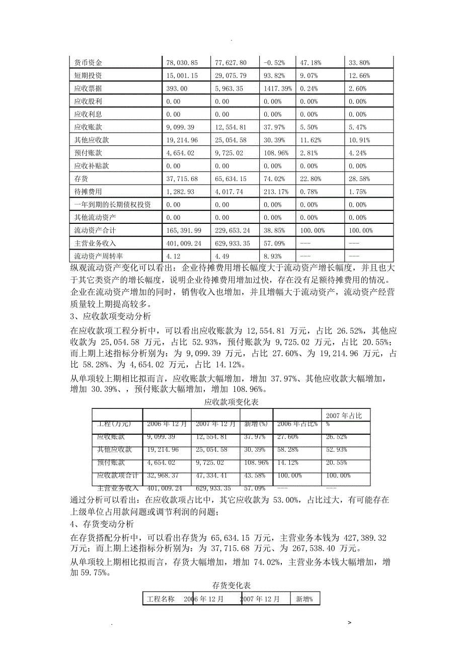 财务分析实施报告范本_第5页