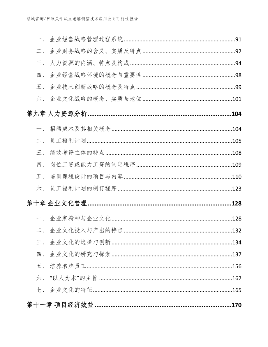 日照关于成立电解铜箔技术应用公司可行性报告模板参考_第4页