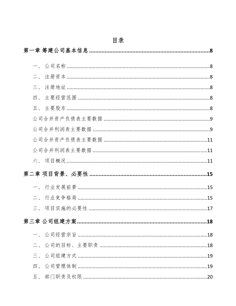 安康关于成立轴承公司可行性研究报告(DOC 81页)_第2页