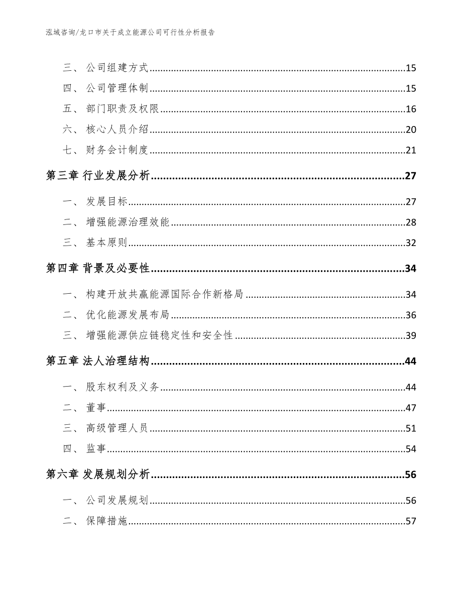 龙口市关于成立能源公司可行性分析报告【参考模板】_第4页