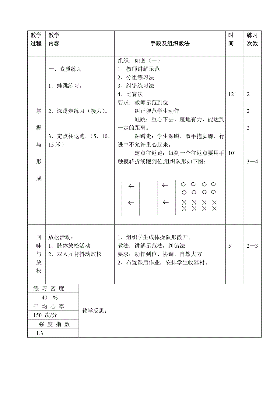 体育素质练习教案_第2页