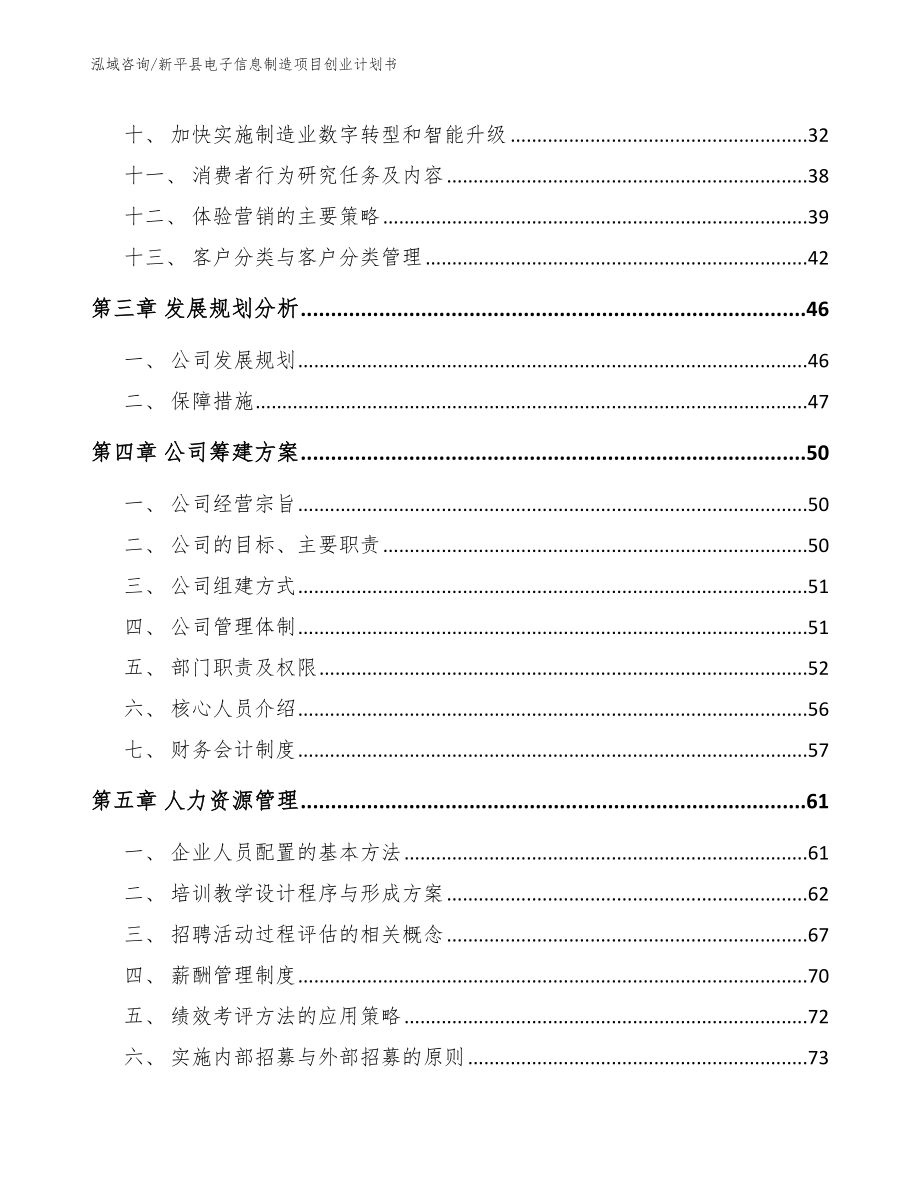 新平县电子信息制造项目创业计划书_模板范本_第2页