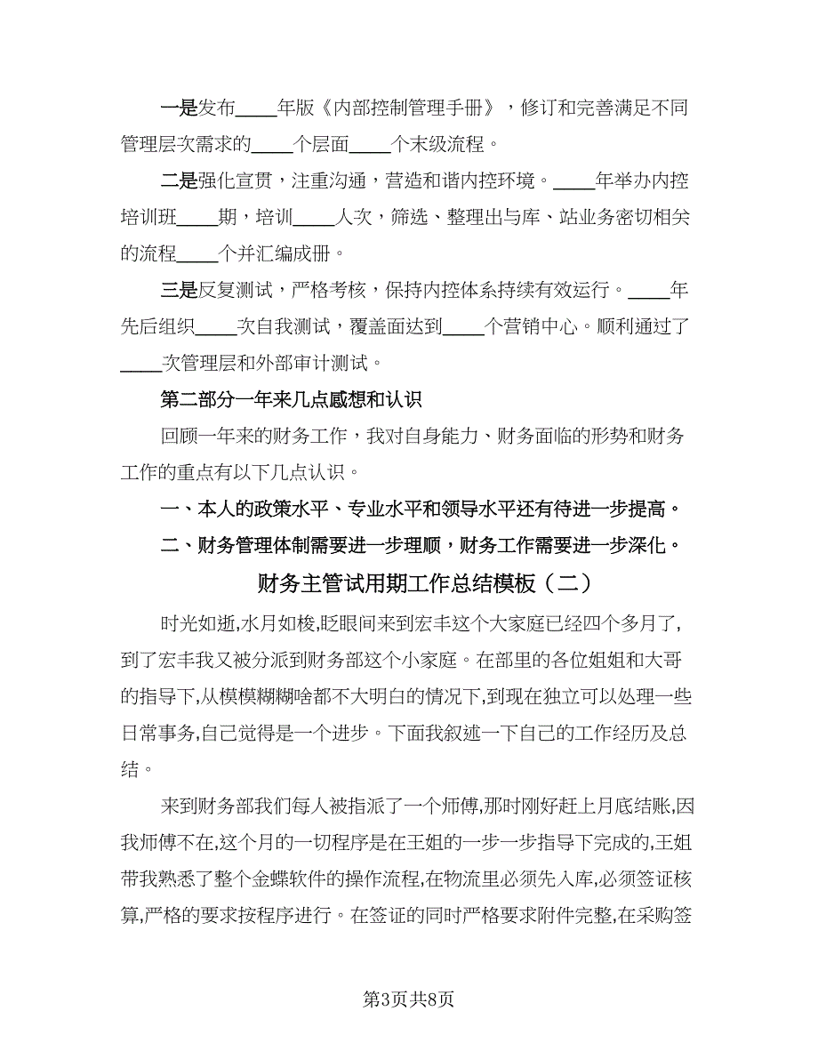 财务主管试用期工作总结模板（4篇）.doc_第3页