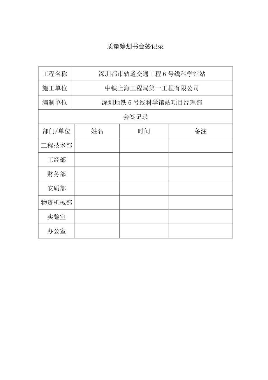 质量专题策划书_第1页