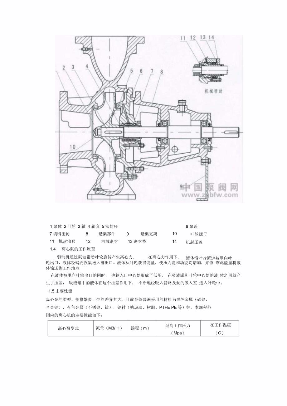 离心泵安装维修与使用规程_第2页