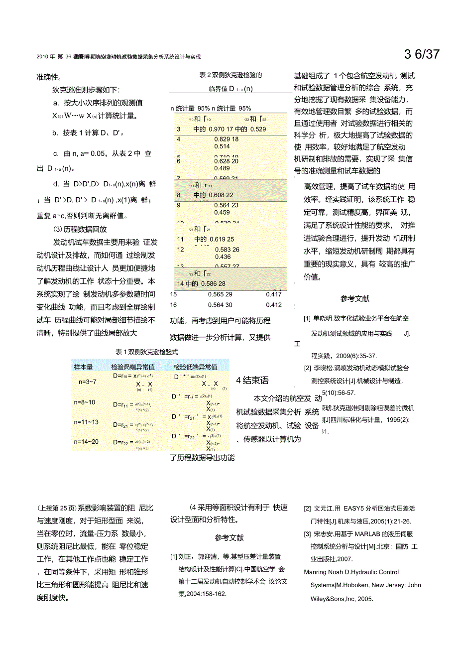 航空发动机试验数据采集分析系统设计与实现_第4页