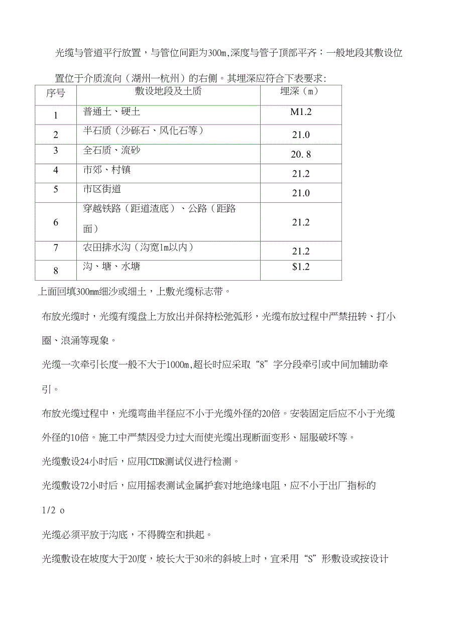 光缆敷设建筑施工办法_第4页