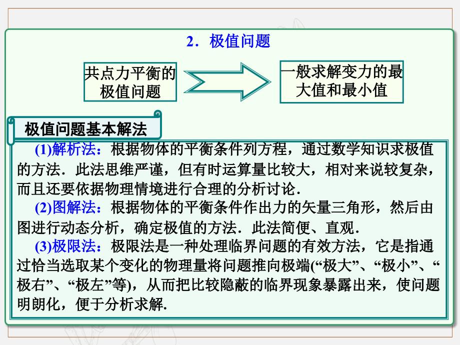 第2章 第4节课时4 力的合成与分解：共点力平衡中的临界与极值问题物理高三一轮总复习课件鲁教版_第4页