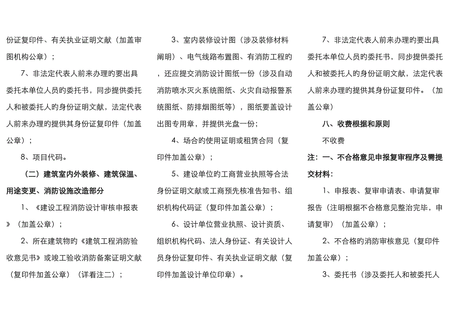 建设关键工程消防设计审核告知单_第3页