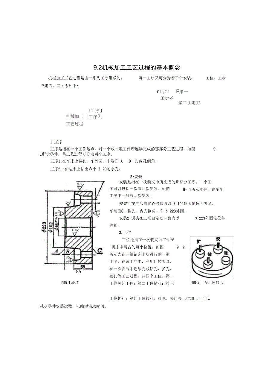 机械加工工艺方案设计书实验_第2页