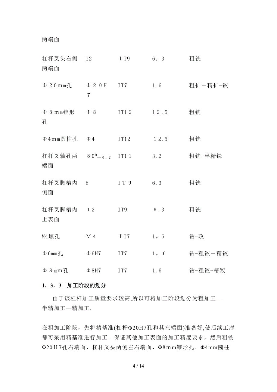 CA1340自动车床杠杆工艺分析_第4页