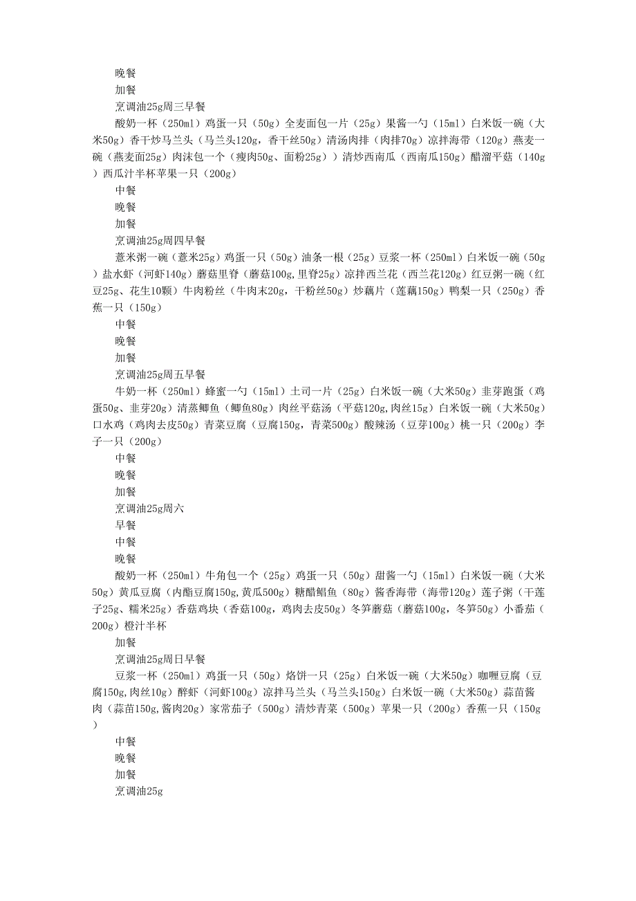 三周减肥食谱_第4页