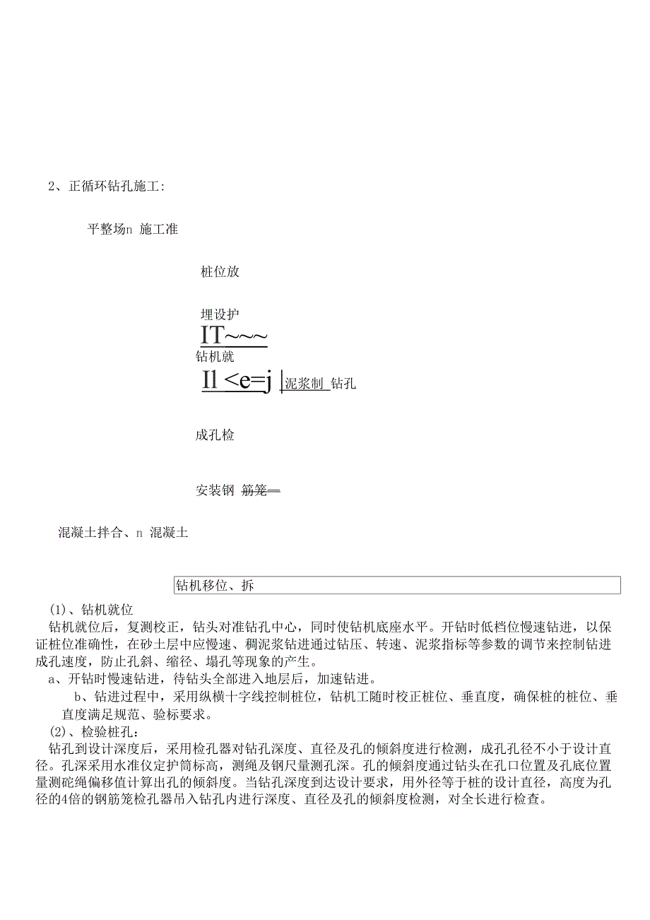 桩基正循环施工方案_第4页