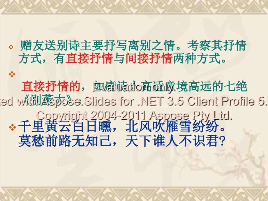 高考语文送别诗类鉴赏.ppt_第3页