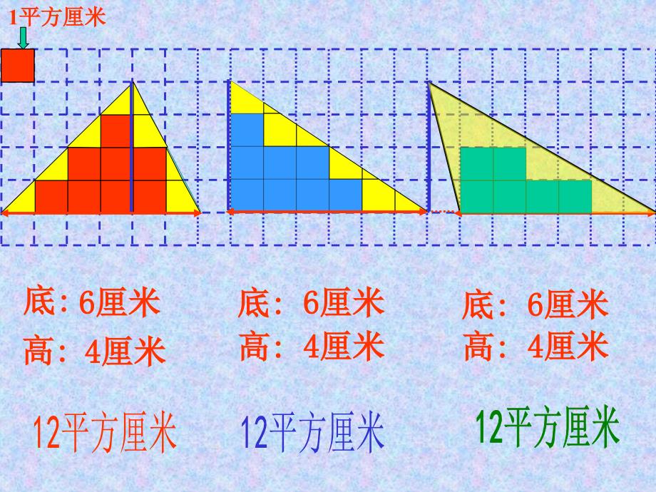 人教版五年级数学课件三角形面积的推导_第4页