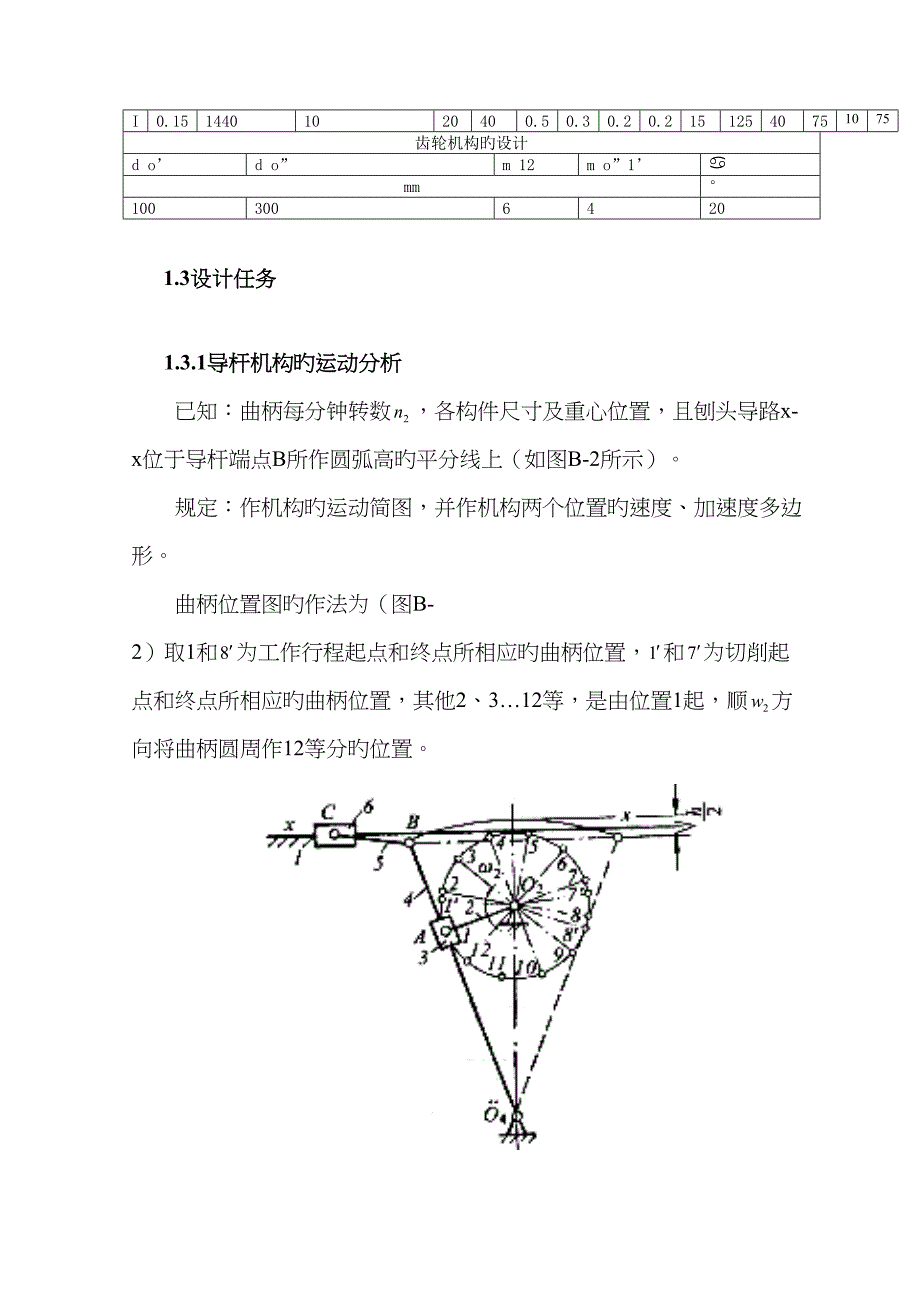 牛头刨床课程设计_第4页